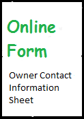 Owner Contact Information Sheet